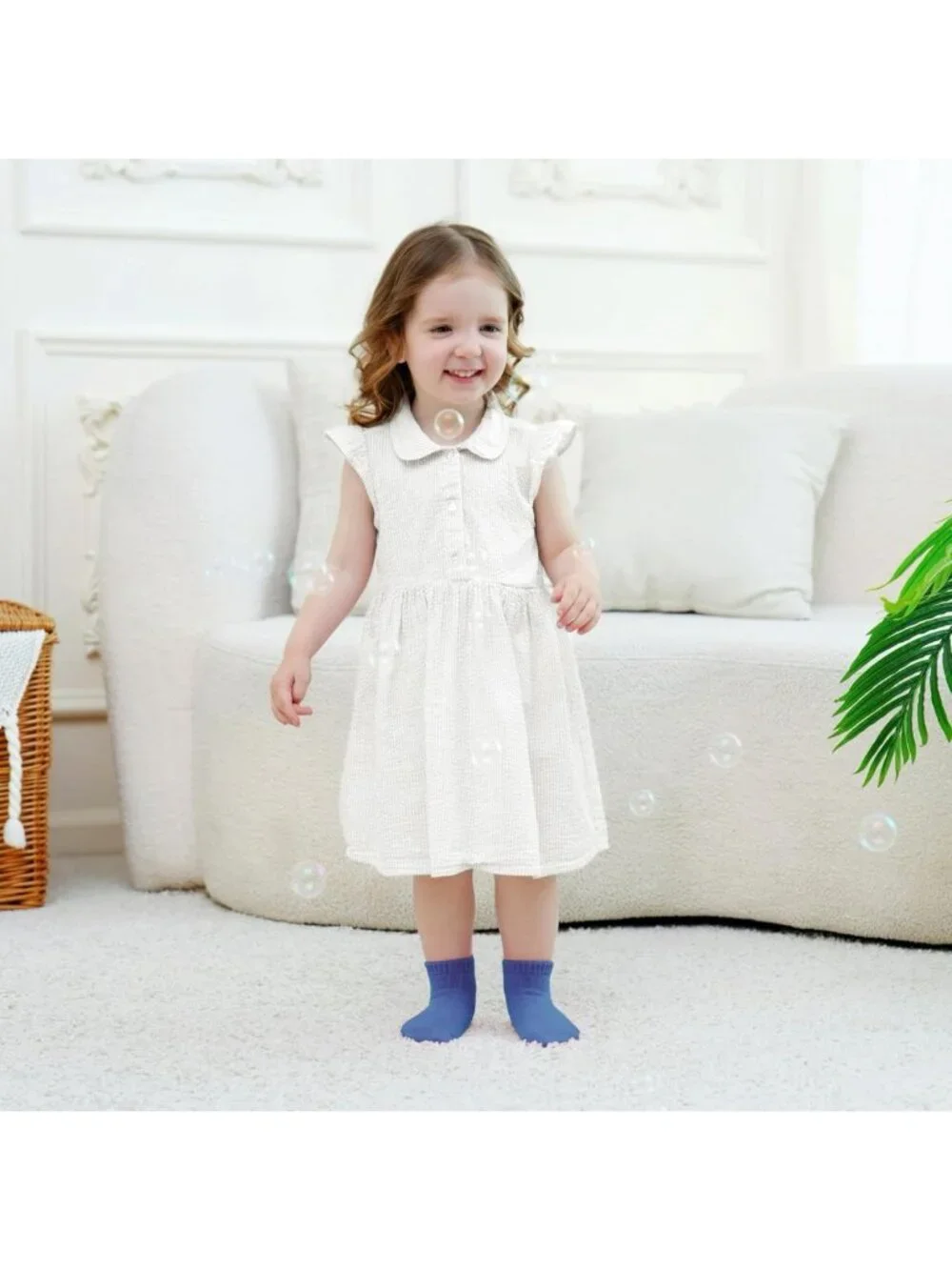Cozy Non-Slip Grip Ankle Socks for Toddlers - Perfect for Baby Boys & Girls